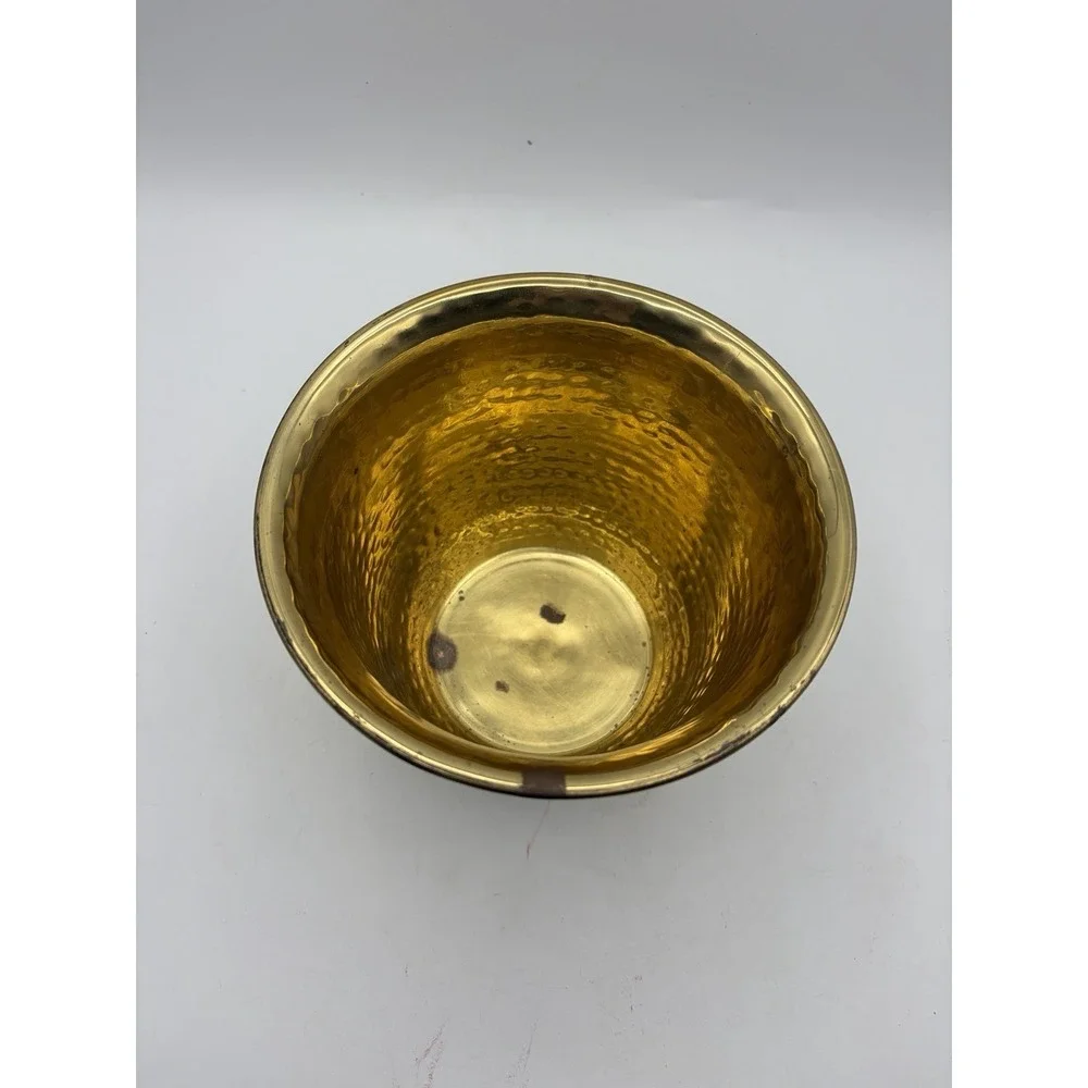 Vintage Brass Hammered 5